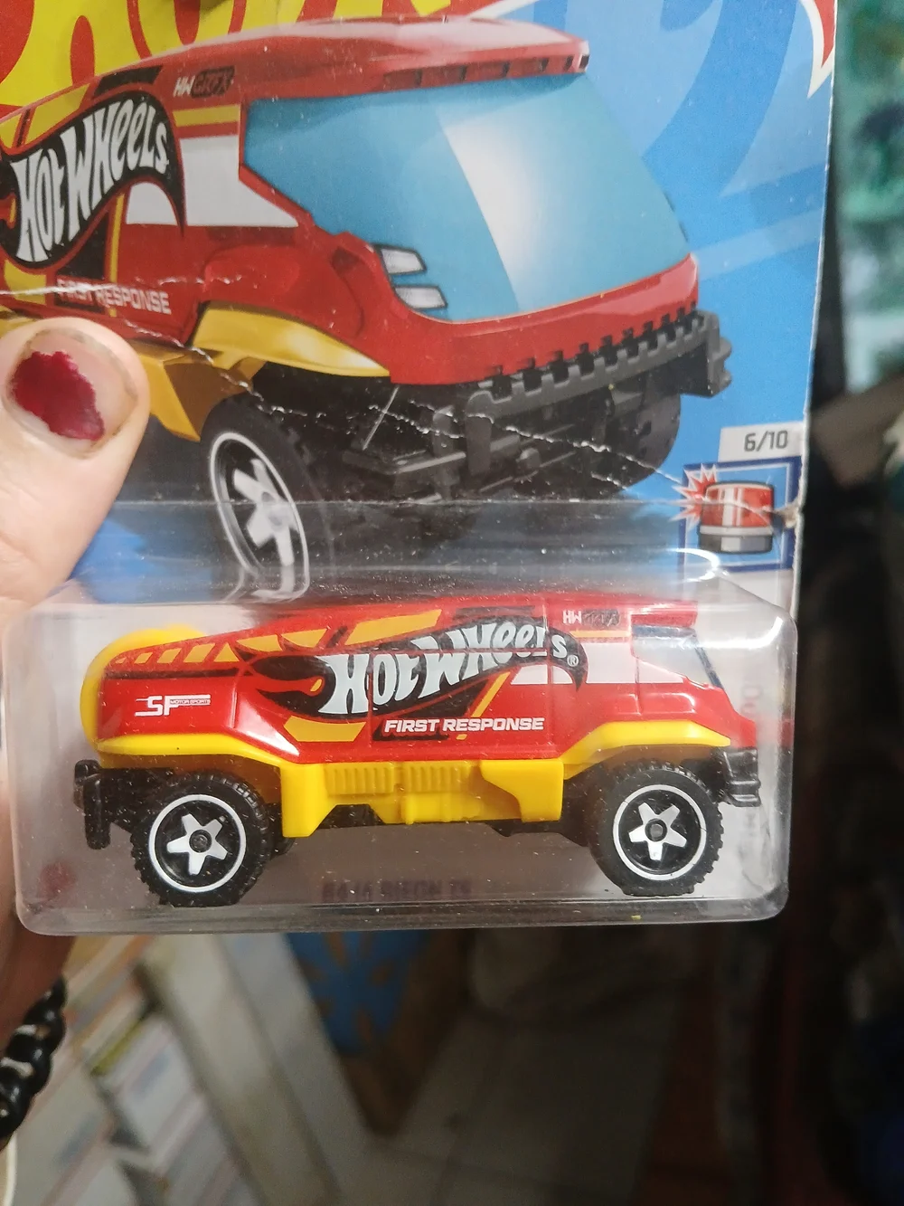 the Hot Wheels Baja Bison T5 from the 2024 HW First Response series (6/10, numbe